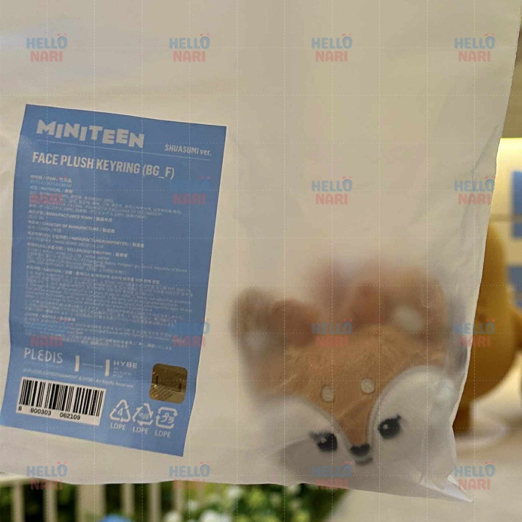 SEVENTEEN MINITEEN House Party - Face Plush Keyring