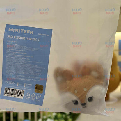 SEVENTEEN MINITEEN House Party - Face Plush Keyring