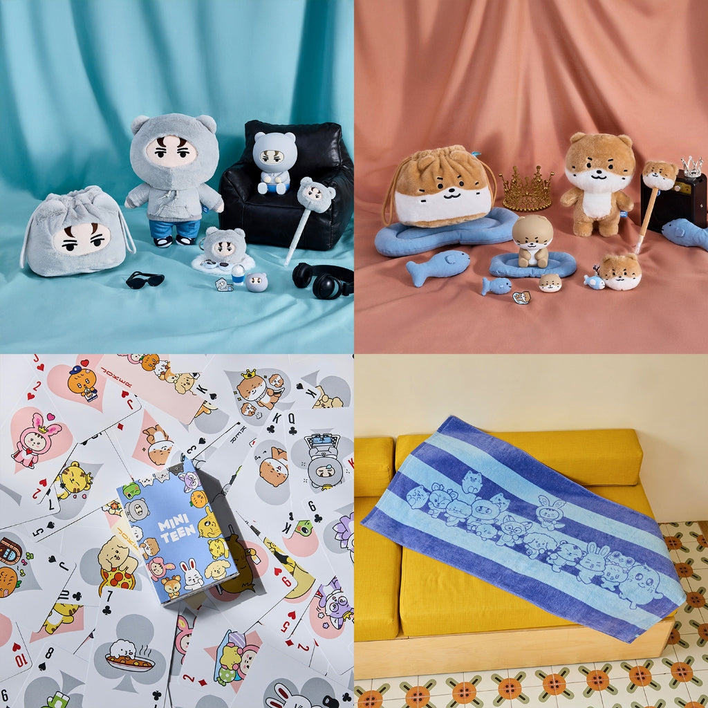 SEVENTEEN MINITEEN House Party - Face Plush Keyring