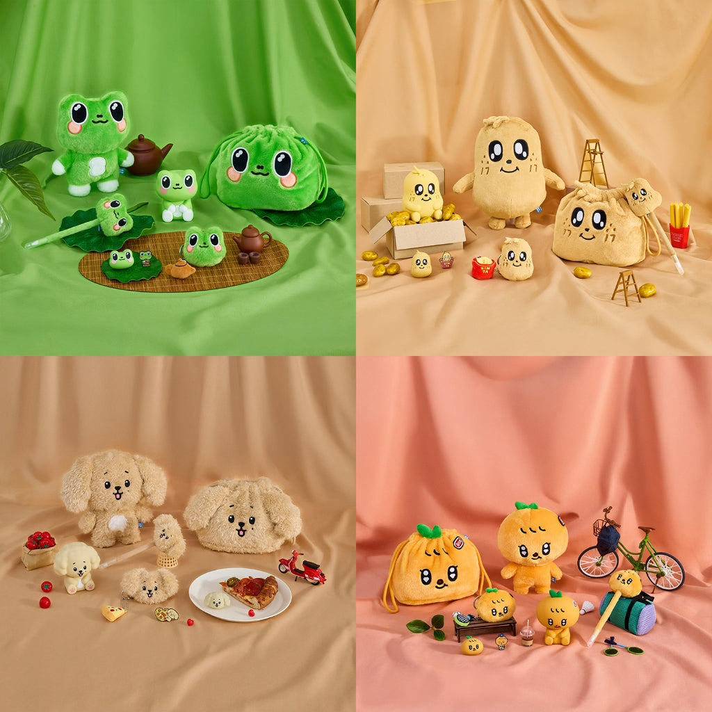 SEVENTEEN MINITEEN House Party - Face Plush Keyring