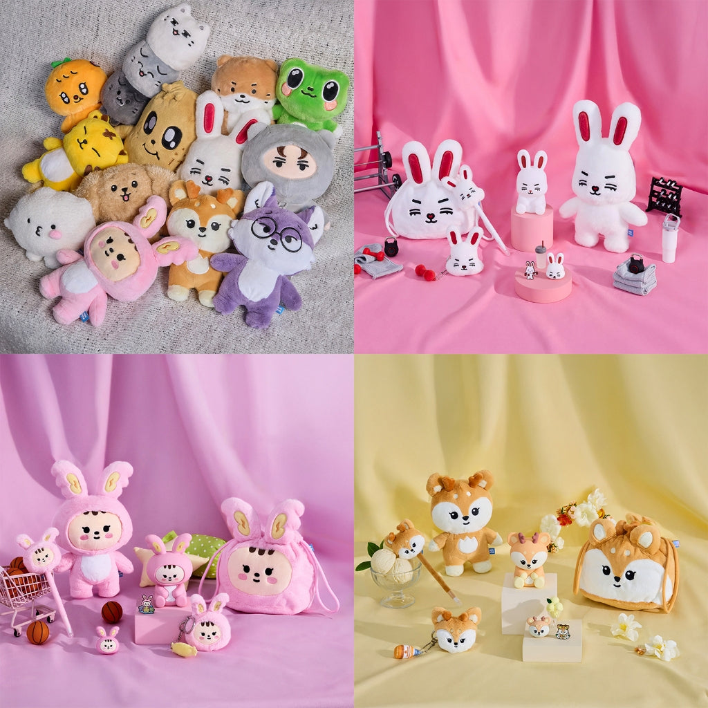 SEVENTEEN MINITEEN House Party - Face Plush Keyring