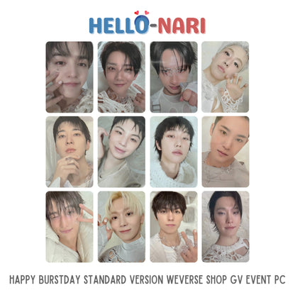 [WEVERSE GLOBAL] SEVENTEEN HAPPY BURSTDAY Standard Version GV Event Benefit Photocards