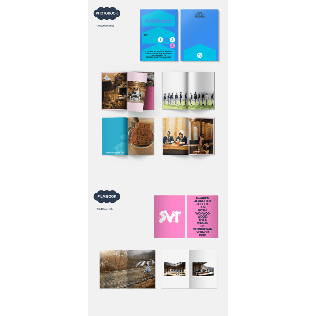 NANA bnb with SEVENTEEN 2025 Kit - Unsealed / Photocards (Tingi)