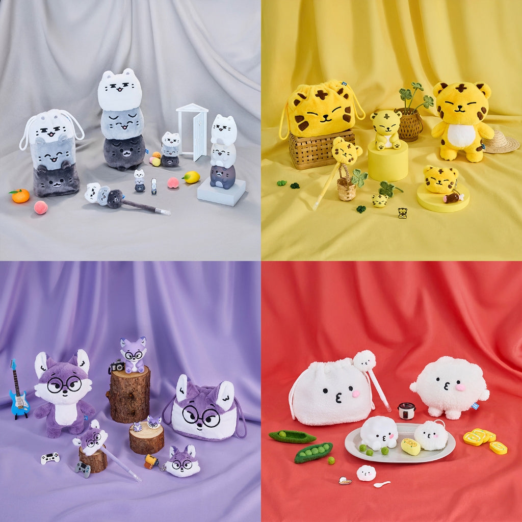 SEVENTEEN MINITEEN House Party - Face Plush Keyring