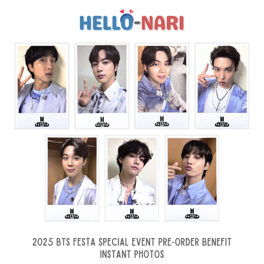 2025 BTS Festa Special Event Pre-order Benefit - Instant Photos