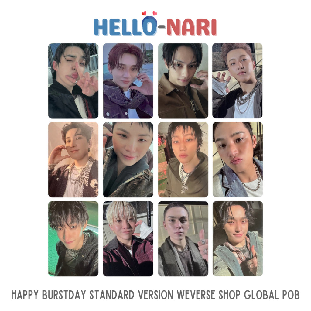 [WEVERSE GLOBAL] SEVENTEEN HAPPY BURSTDAY Standard Version POB Photocards
