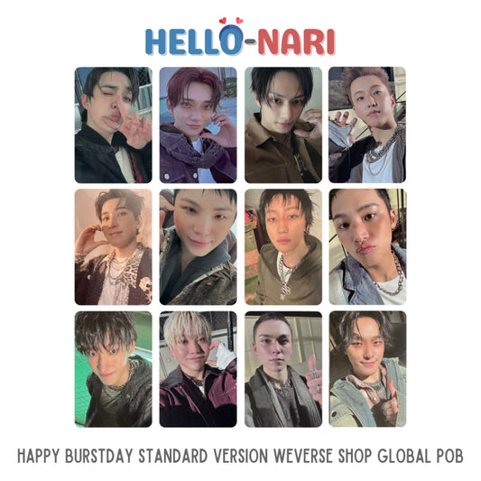 [WEVERSE GLOBAL] SEVENTEEN HAPPY BURSTDAY Standard Version POB Photocards
