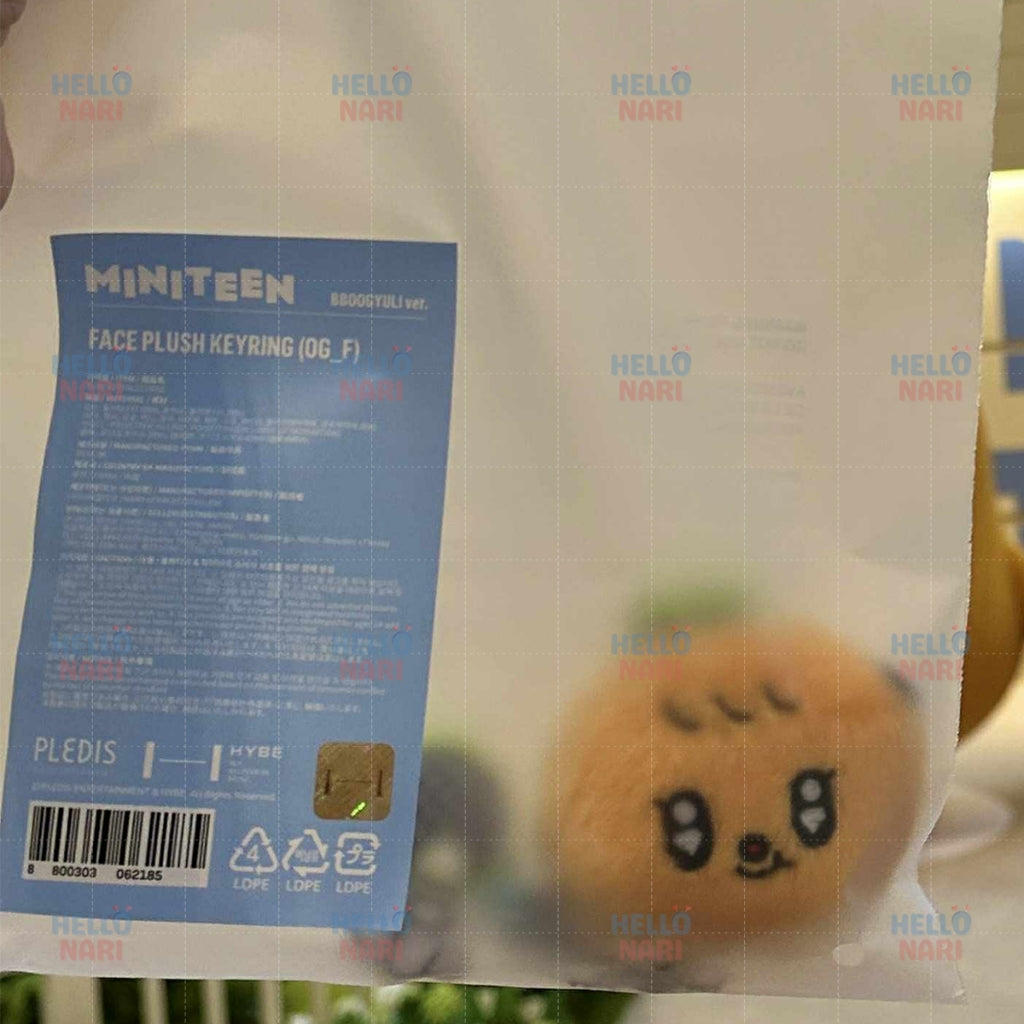 SEVENTEEN MINITEEN House Party - Face Plush Keyring