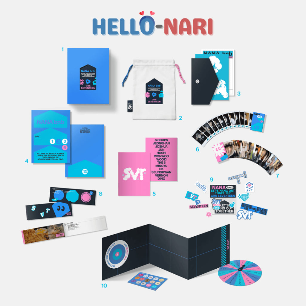 NANA bnb with SEVENTEEN 2025 Kit - Unsealed / Photocards (Tingi)