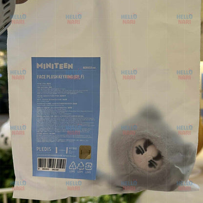 SEVENTEEN MINITEEN House Party - Face Plush Keyring