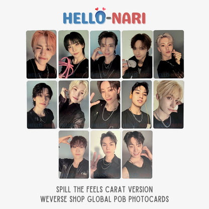 [WEVERSE GLOBAL] SEVENTEEN SPILL THE FEELS Carat Version POB Photocards