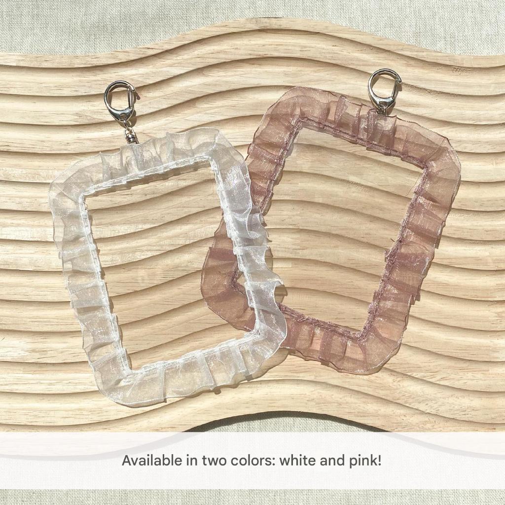 HAPILA Photocard Holder/Case Keychain With Ribbon