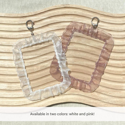 HAPILA Photocard Holder/Case Keychain With Ribbon