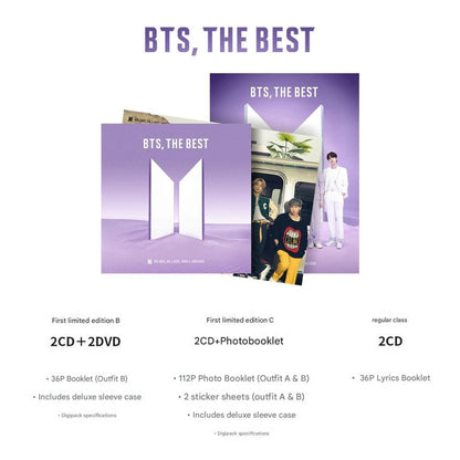 BTS, THE BEST Set B (Limited Edition B + Limited Edition C + Regular Edition)