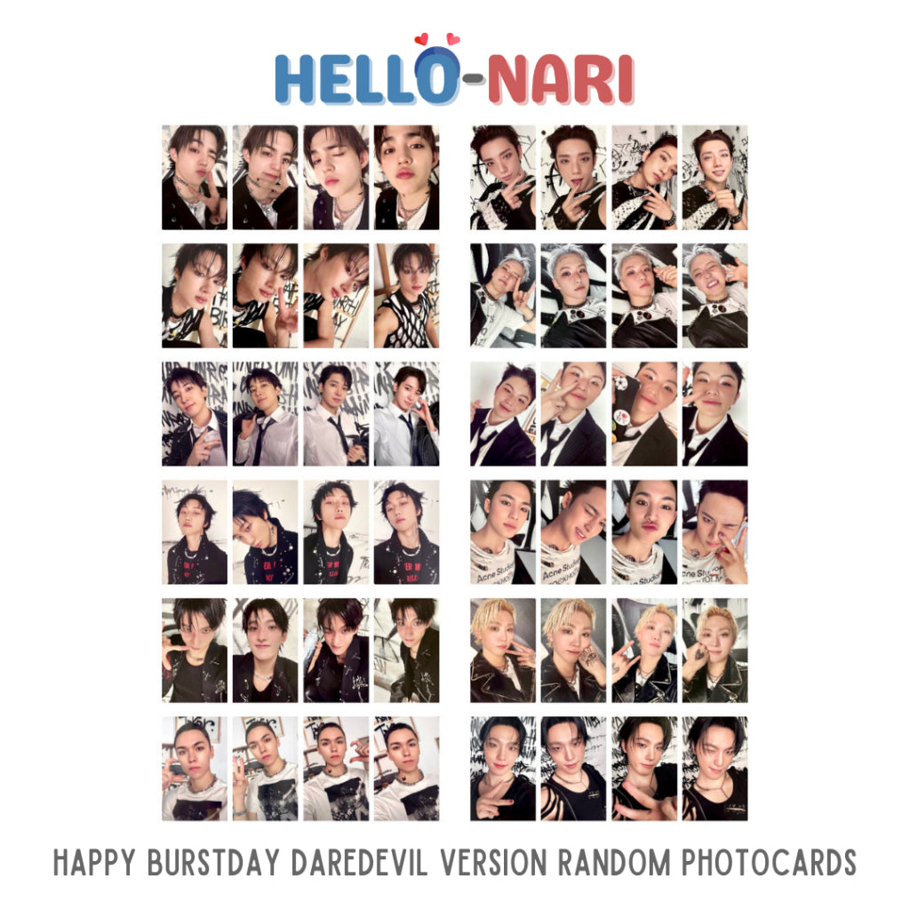 SEVENTEEN HAPPY BURSTDAY Daredevil Version - Official Random Photocards