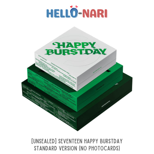 SEVENTEEN HAPPY BURSTDAY Standard Version (No Photocards) (Burstday, Escape, Myself)