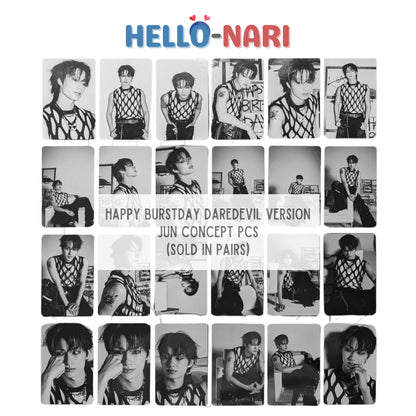 [JUN] SEVENTEEN HAPPY BURSTDAY Daredevil Version Concept Photocards (Sold in pairs)