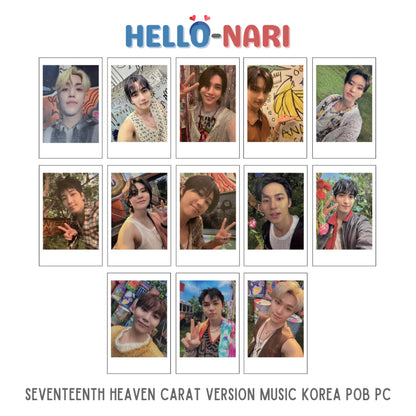 SEVENTEEN Seventeenth Heaven Carat Version Music Korea POB Photocards