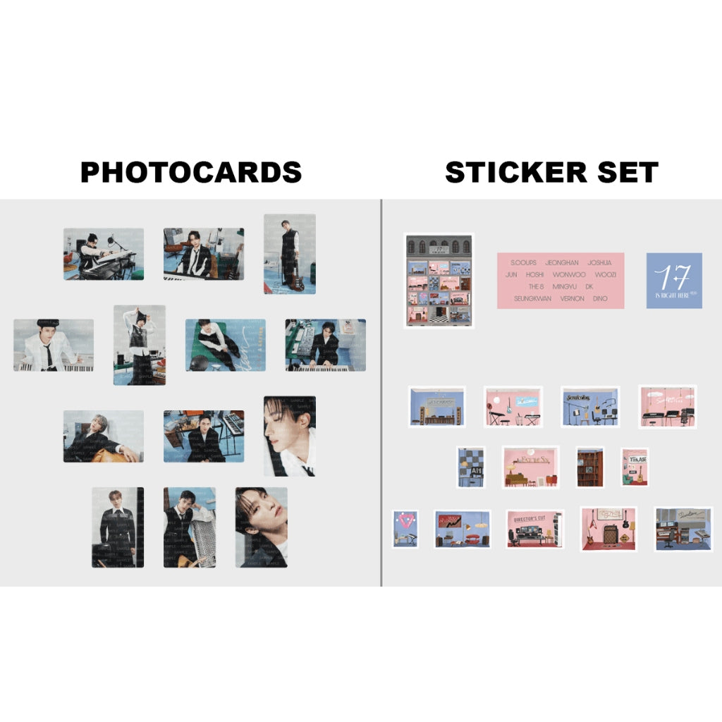 SEVENTEEN '17 IS RIGHT HERE' MD Photocard Set (Tingi)