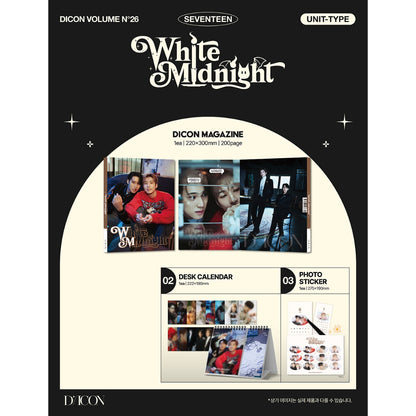 DICON VOLUME No26 WONWOO & MINGYU: White Midnight  (No Photocards)