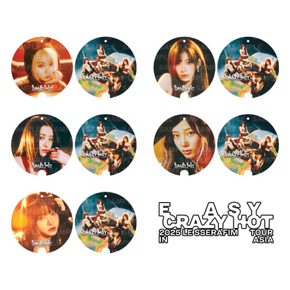 [FANMADE] LE SSERAFIM Mini Image Picket Fan Keyring