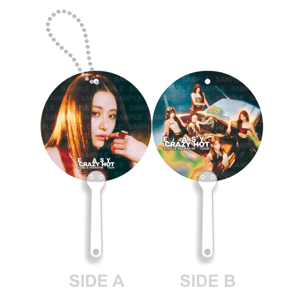 [FANMADE] LE SSERAFIM Mini Image Picket Fan Keyring