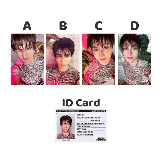 SEVENTEEN HAPPY BURSTDAY Standard Version: New Burstday - Official Album Photocards