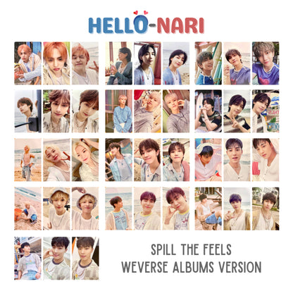 SEVENTEEN SPILL THE FEELS WeVerse Albums Version - QR Card and Photocards (Tingi)