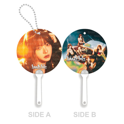 [FANMADE] LE SSERAFIM Mini Image Picket Fan Keyring