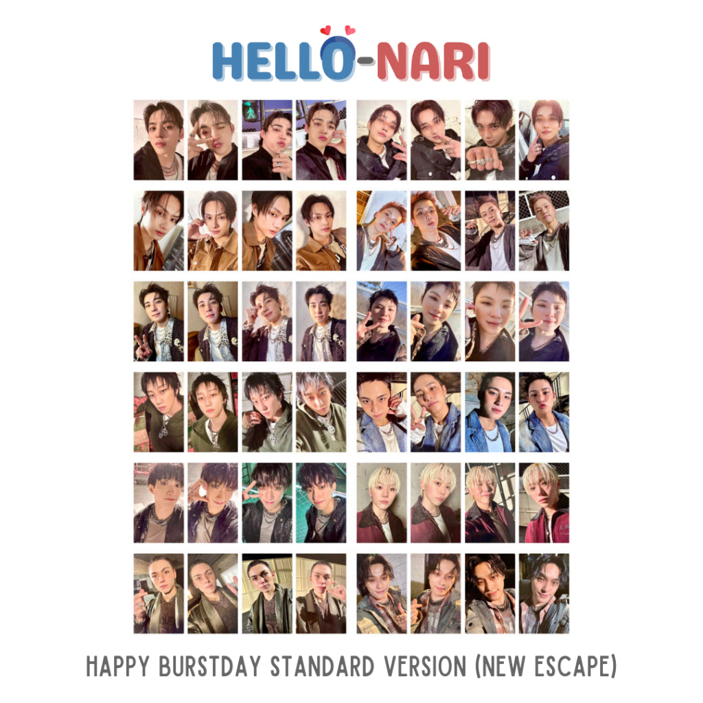 SEVENTEEN HAPPY BURSTDAY Standard Version: New Escape - Official Album Photocards