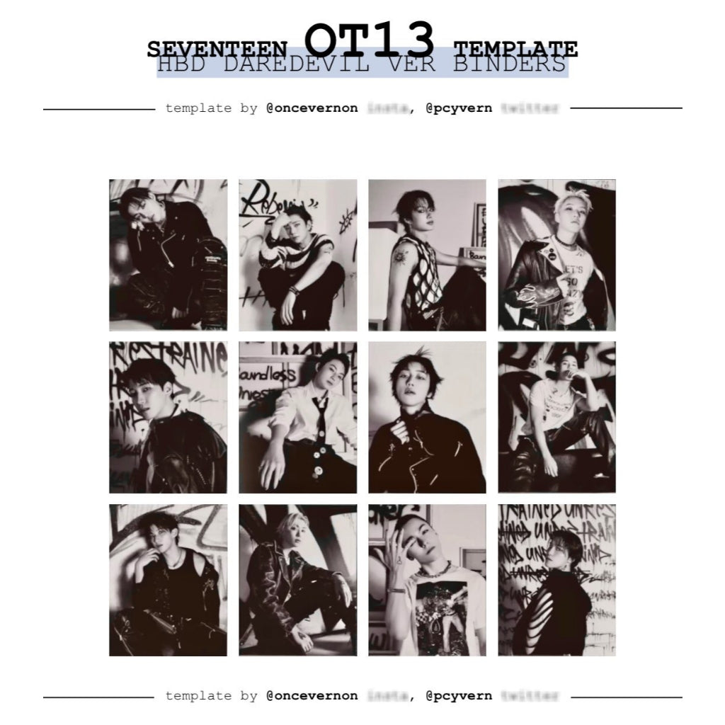 SEVENTEEN HAPPY BURSTDAY Daredevil Version - Hardcover Binder Only
