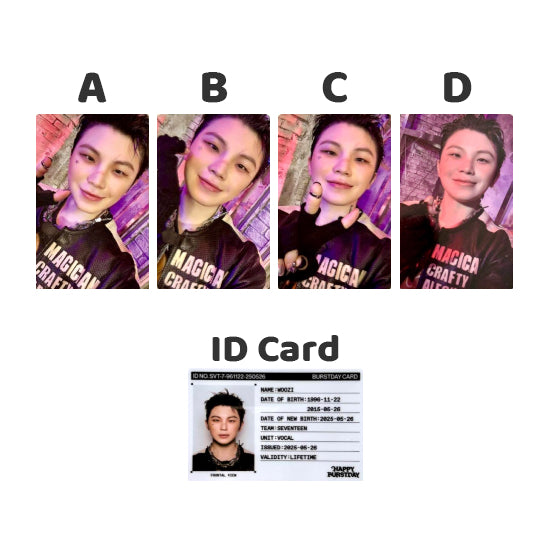 SEVENTEEN HAPPY BURSTDAY Standard Version: New Burstday - Official Album Photocards