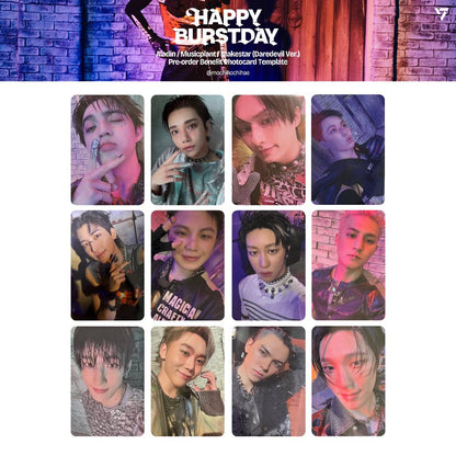 [MAKESTAR] SEVENTEEN HAPPY BURSTDAY Daredevil Version POB Photocards