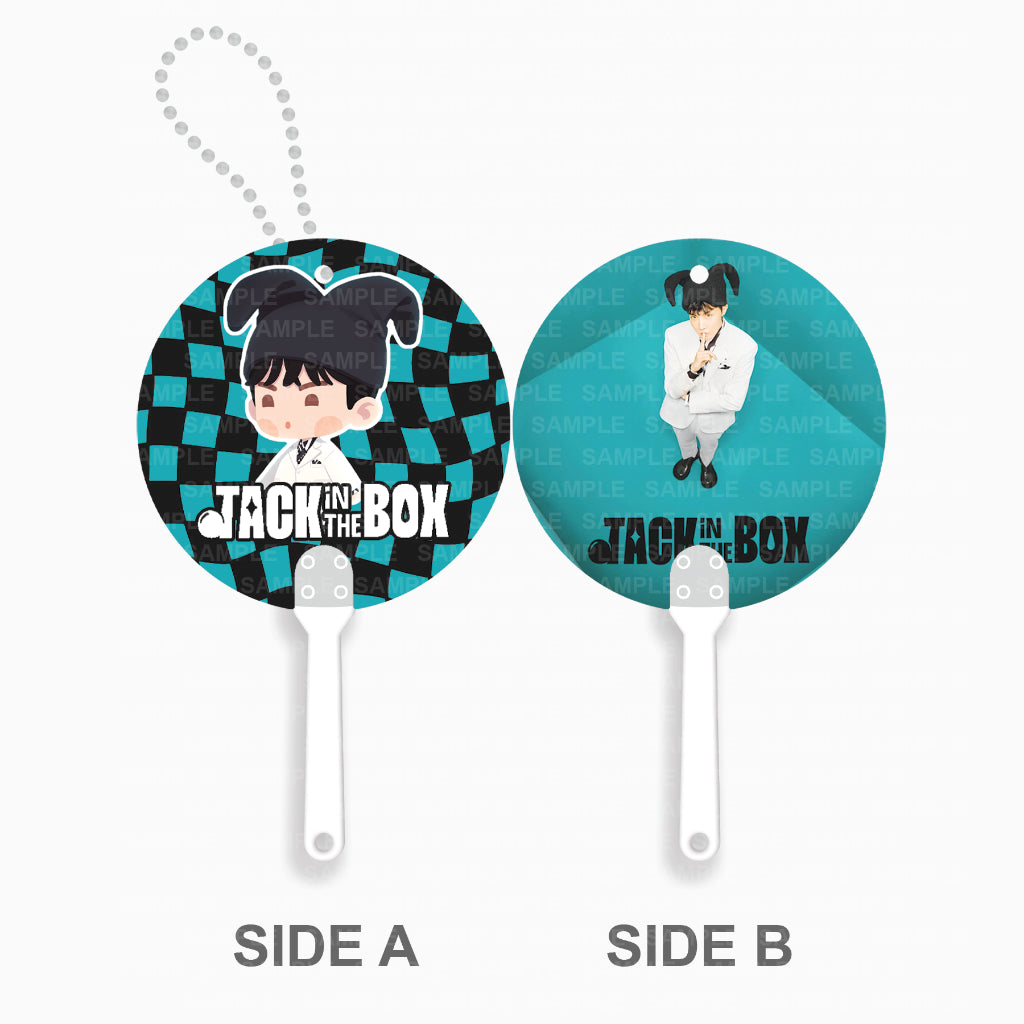 [FANMADE] BTS Inspired Mini Image Picket Fan Keyring