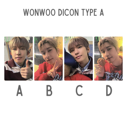 DICON VOLUME No26 SEVENTEEN WONWOO & MINGYU : White Midnight Official Photocards