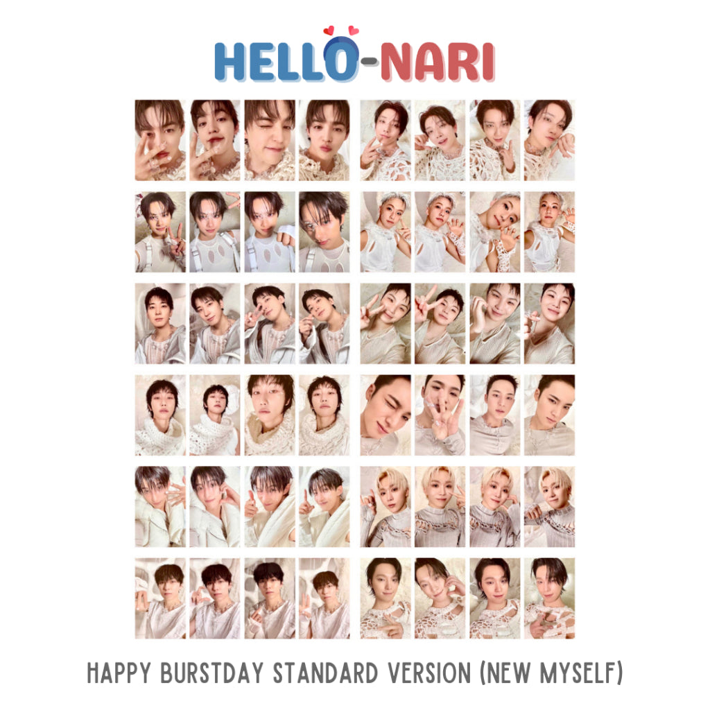 SEVENTEEN HAPPY BURSTDAY Standard Version: New Myself - Official Album Photocards