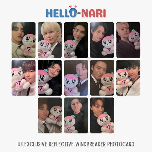 SEVENTEEN US Carat World / Reflective Windbreaker Bongbongie Photocard