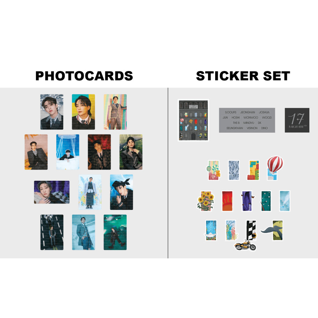 SEVENTEEN '17 IS RIGHT HERE' MD Photocard Set (Tingi)