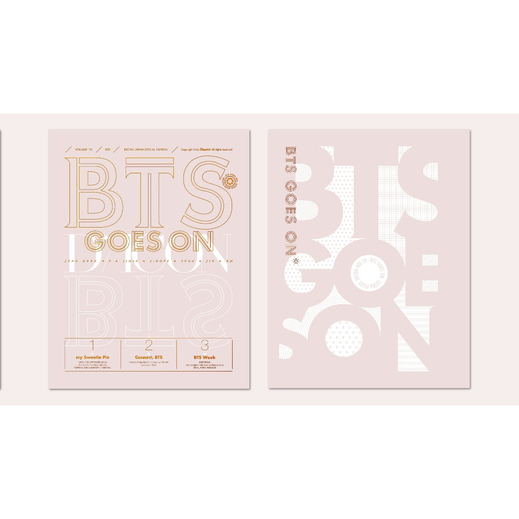 BTS DICON Magazine Vol. 10 'BTS Goes On' Japan Special Edition
