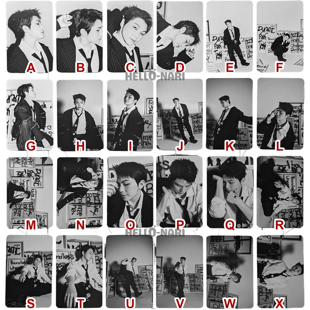 [WOOZI] SEVENTEEN HAPPY BURSTDAY Daredevil Version Concept Photocards (Sold in pairs)