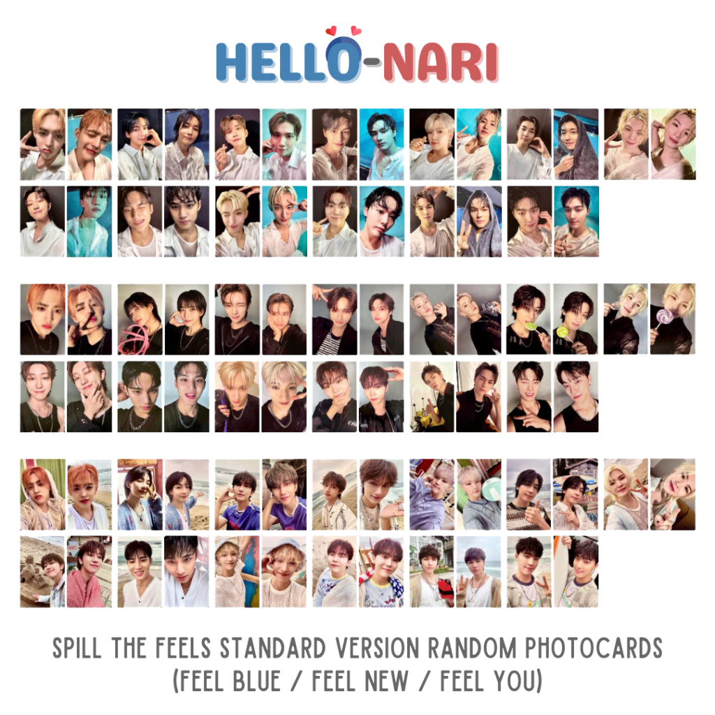 SEVENTEEN SPILL THE FEELS Standard Version - Official Random Photocards (Feel Blue / New / You)