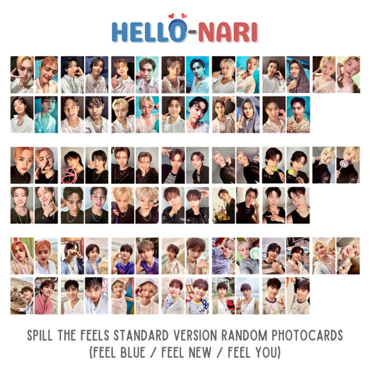 SEVENTEEN SPILL THE FEELS Standard Version - Official Random Photocards (Feel Blue / New / You)