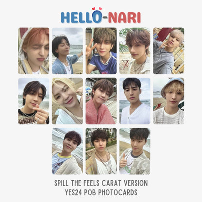 [YES24] SEVENTEEN SPILL THE FEELS Carat Version POB Photocards