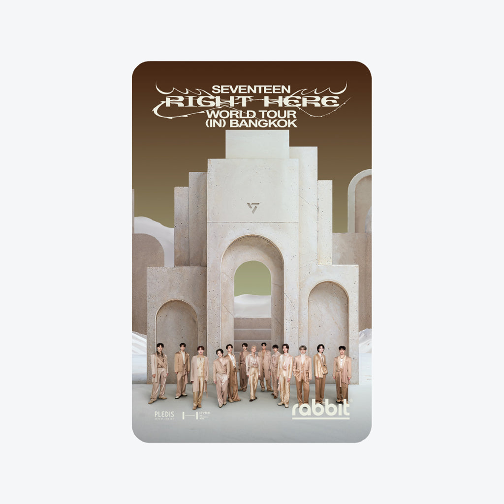 SEVENTEEN Edition Rabbit Card for Bangkok Mass Transit System (BTS Skytrain)