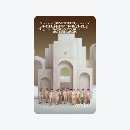 SEVENTEEN Edition Rabbit Card for Bangkok Mass Transit System (BTS Skytrain)