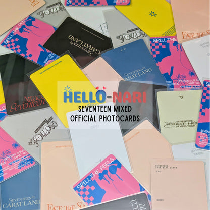 SEVENTEEN Card Pack - 10pcs Mixed  Official Photocards (Concept PCs, NRPCs, Trading Cards)