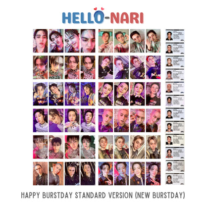 SEVENTEEN HAPPY BURSTDAY Standard Version: New Burstday - Official Album Photocards