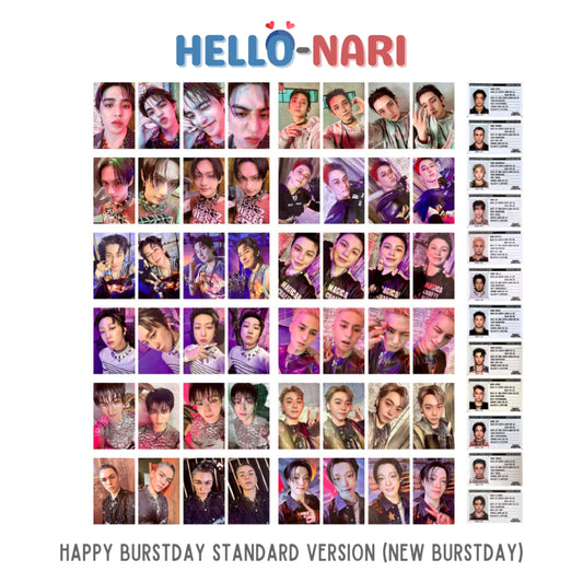 SEVENTEEN HAPPY BURSTDAY Standard Version: New Burstday - Official Album Photocards