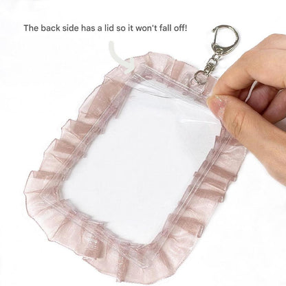 HAPILA Photocard Holder/Case Keychain With Ribbon