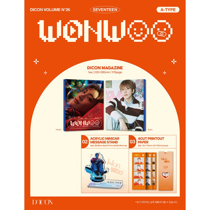 DICON VOLUME No26 WONWOO & MINGYU: White Midnight  (No Photocards)